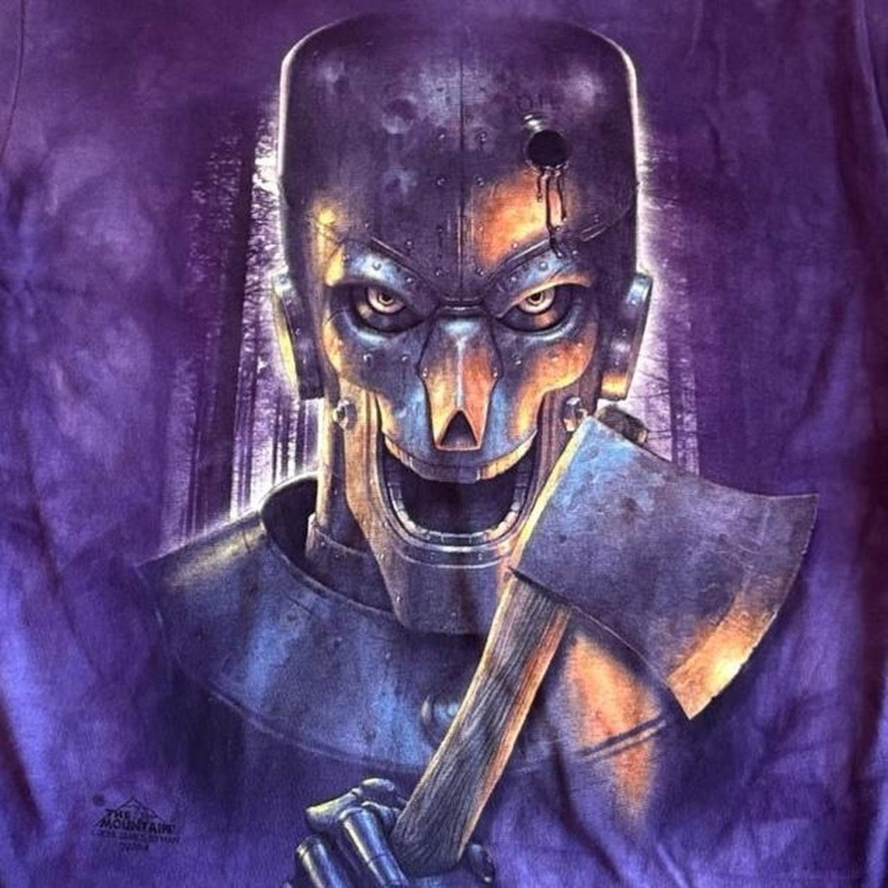 The Mountain Purple Graphic T-Shirt Kids